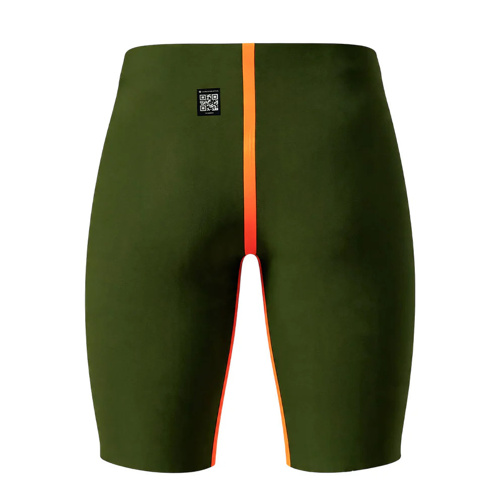 R-SKIN Competition Jammer I Army Green I World Aquatics Approved Tech Suit