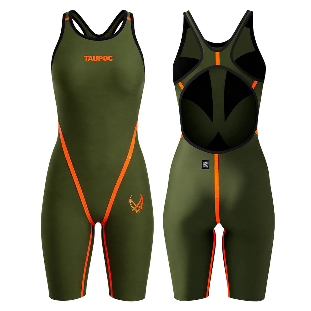 R-SKIN Competition Kneeskin I Army Green  I World Aquatics Approved Tech Suit