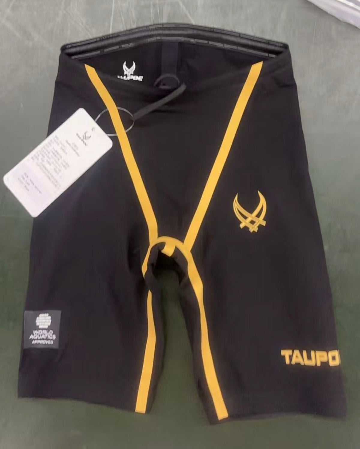 VEL-SKIN Competition Jammer — Black | World Aquatics Approved