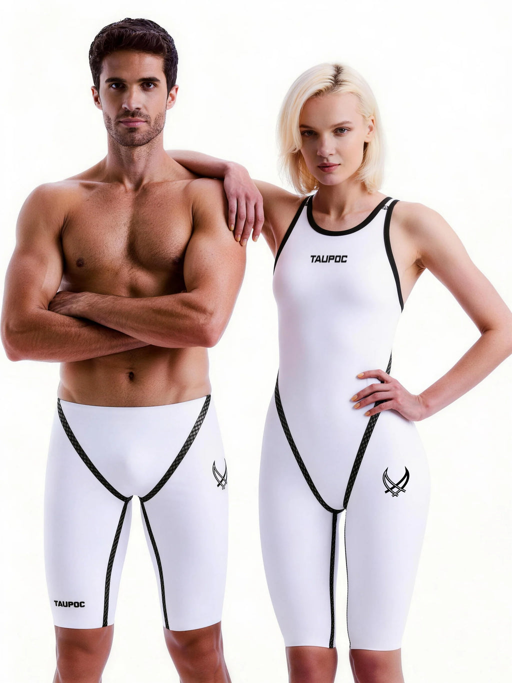 R-SKIN Competition Jammer I White I  World Aquatics Approved Tech Suit