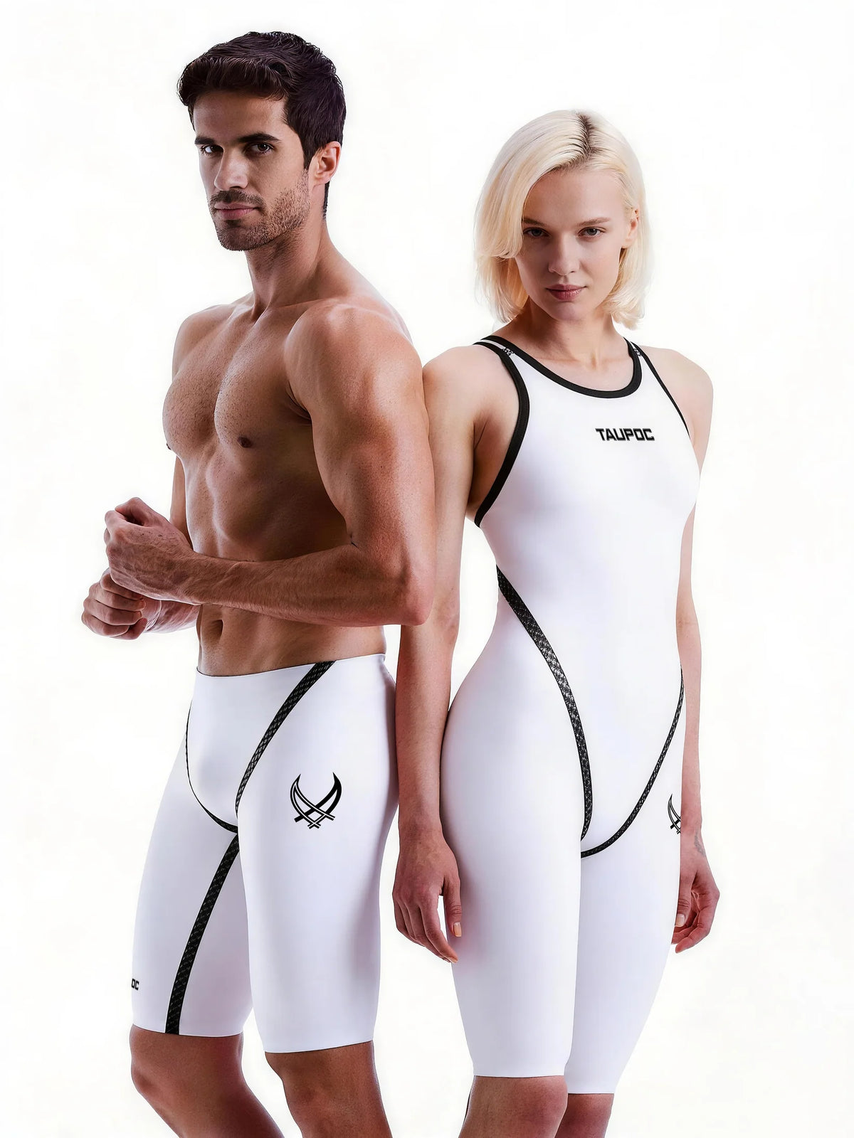 R-SKIN Competition Kneeskin I White I World Aquatics Approved Tech Suit